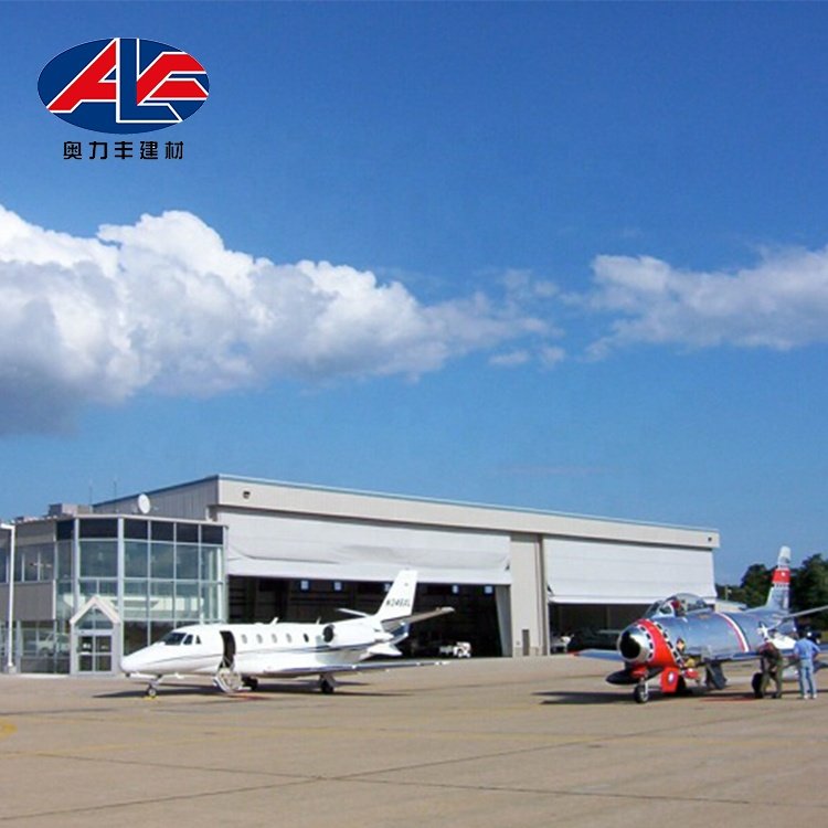 Prefabricated Steel Long Span aircraft Warehouse Removable Directly Factory Price