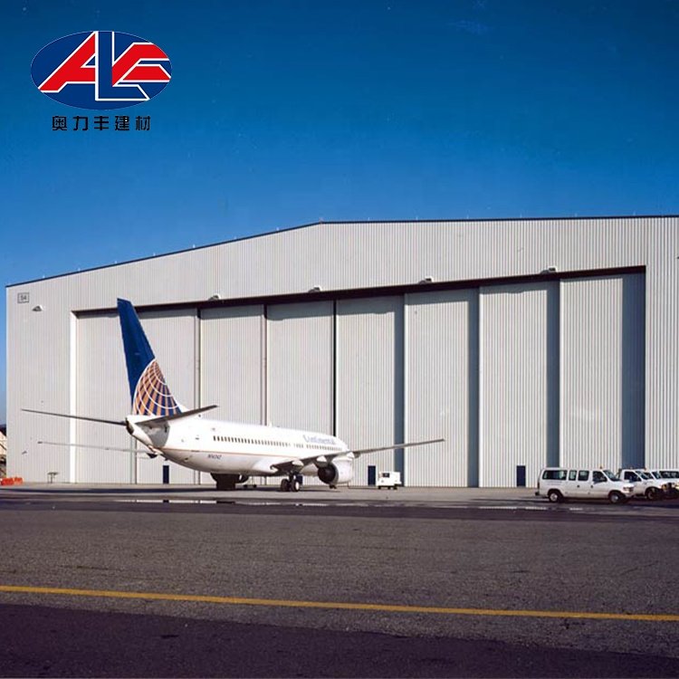 Prefabricated Steel Long Span aircraft Warehouse Removable Directly Factory Price