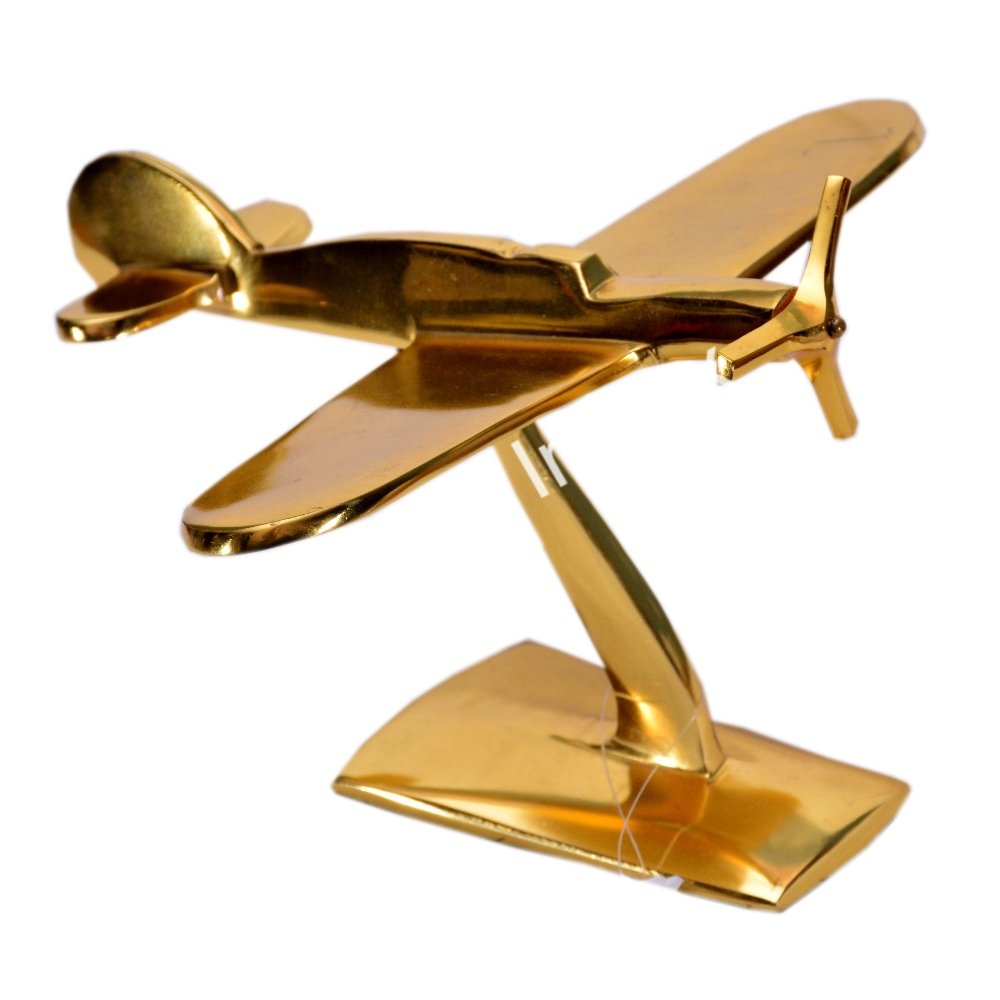 Gold Plated Luxury Aircraft Model Exclusive Quality Wholesale Aeroplane And Airplane Model For Business Gift