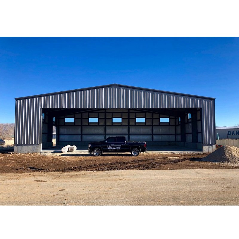 insulated prefab steel building kits for Private airplane hangars / Aircraft maintenance buildings / Helicopter hangars