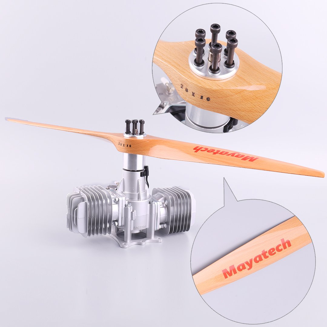 Mayatech 28*10 High Efficiency Beech Oil Propeller DLE111 120 Model Aircraft Gasoline Engine Propeller A Product