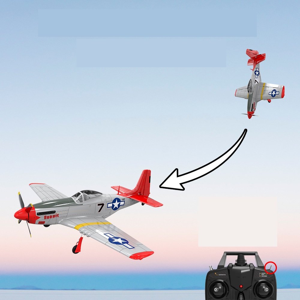 4CH Big Remote Control Aircraft Electric Toy Plane With 75cm Wingspan