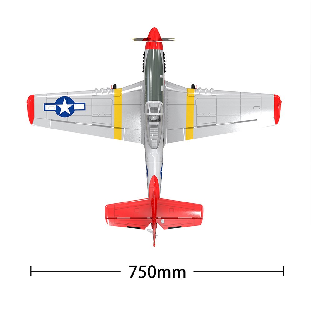 4CH Big Remote Control Aircraft Electric Toy Plane With 75cm Wingspan