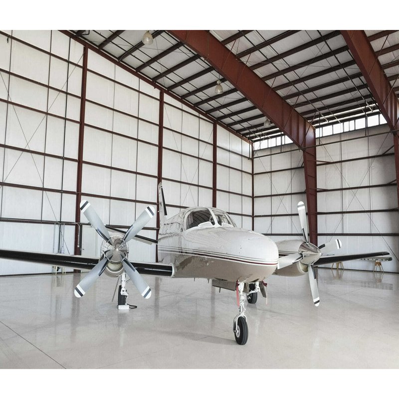 Fireproof Modular Steel Hangar for Safe Storage of Private Jets and Aircraft