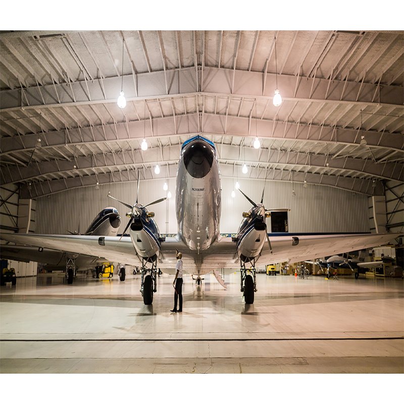 Fireproof Modular Steel Hangar for Safe Storage of Private Jets and Aircraft
