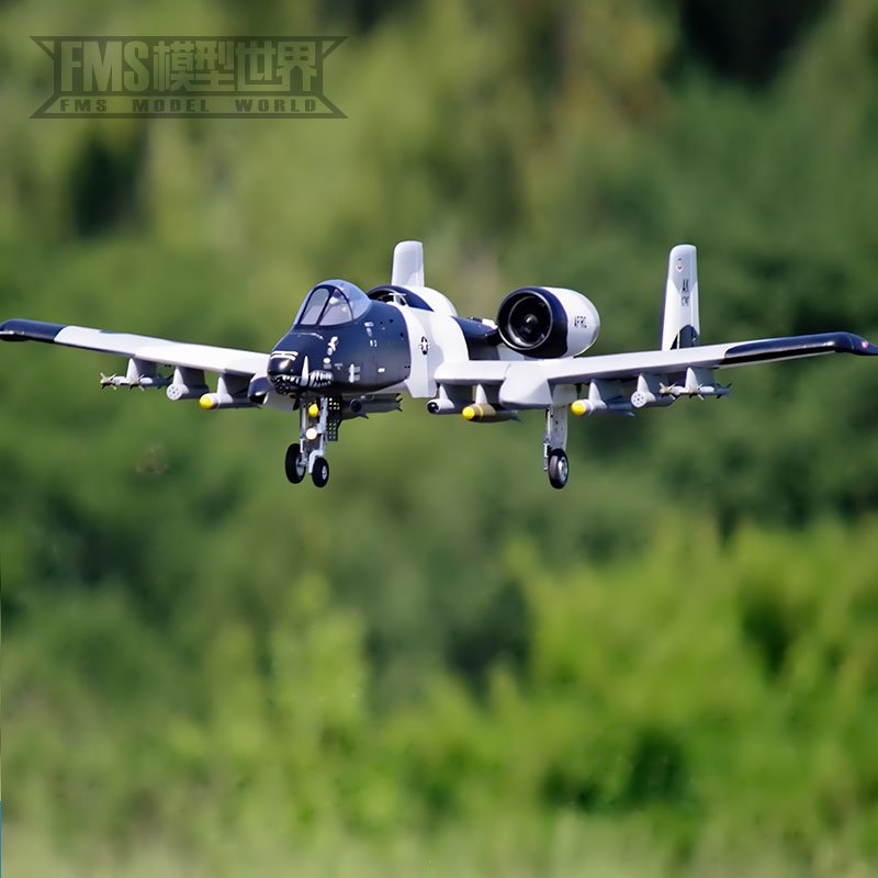 Ducted Fan EDF Jet A10 FMS 70mm V2 Twin Engine with Gyro 6CH 6S EPO PNP RC Airplane Model Hobby Plane Aircraft Avion Gifts