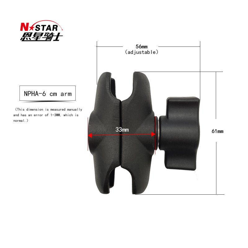 Taurus Cycling & Motorcycle Phone Holder Aluminum Alloy N-Star High Performance Outdoor Manual Clip Portable Rubber Material