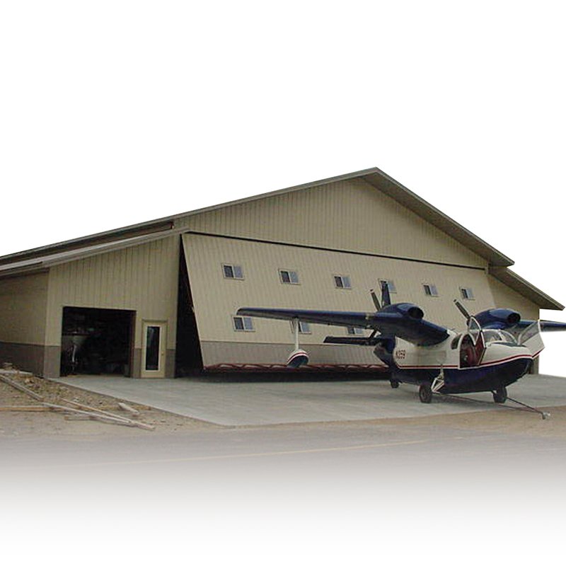 Top Quality Low Cost Easy Assemble Large Span Metal Premade Prefab Steel Jet Airplane Hangar Shed Buildings