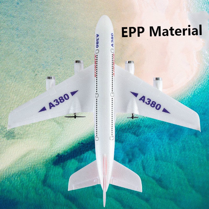 Airbus A380 Boeing 747 RC Airplane Remote Control Toy 2.4G Fixed Wing Plane Gyro Outdoor Aircraft Model with Motor Children Gift