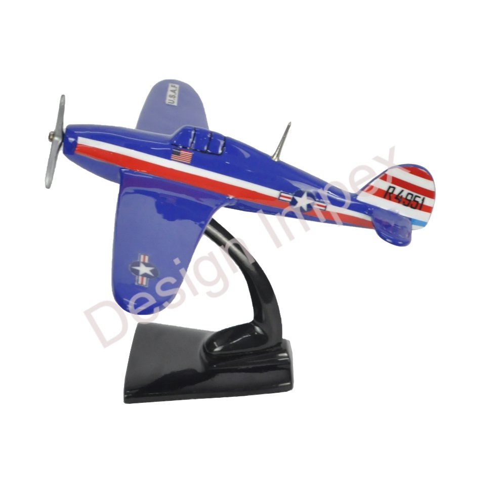 Glider Single Propeller Cast Aluminium US Airplane Models Exclusive Quality Wholesale Prices Aircraft Model In Decorative Item
