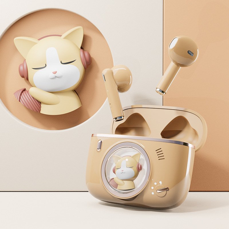 New Private Model Star Pet Cartoon Headset Cartoon Wireless Headset In-Ear Mini Music Gaming Headset