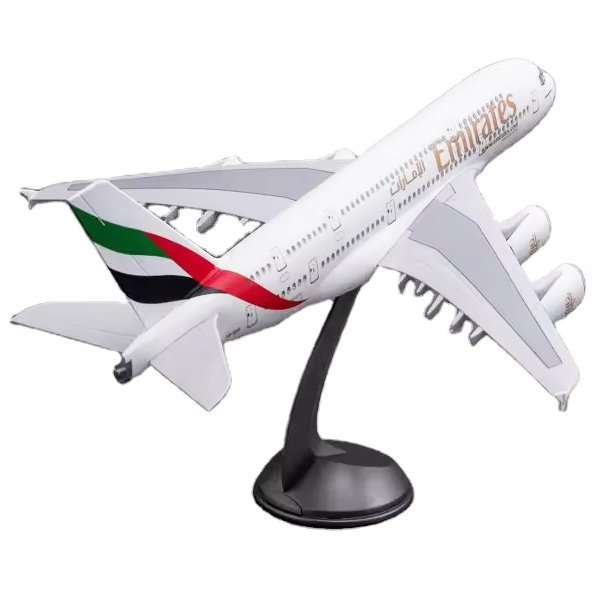 Custom Logo Oem/Odm Simulation Diecast Airplane Model Toys 16cm A380 Diecast Alloy Aircraft Model