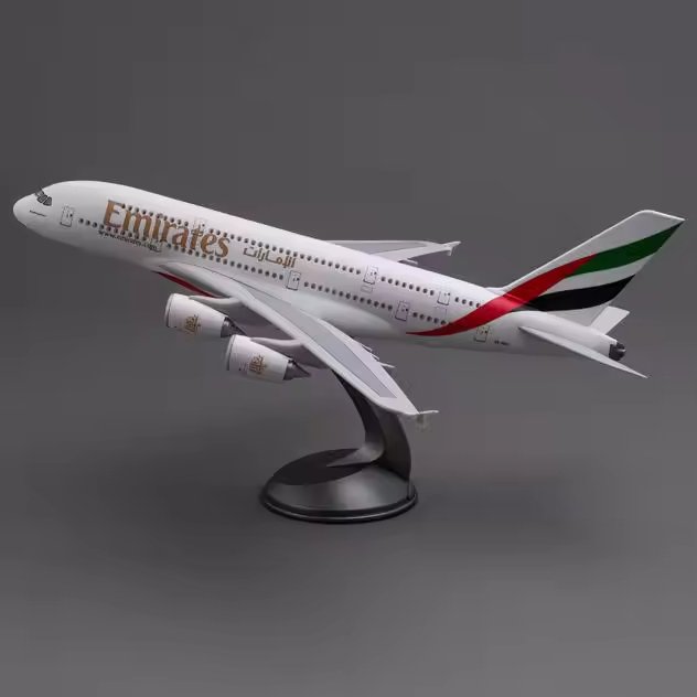 Custom Logo Oem/Odm Simulation Diecast Airplane Model Toys 16cm A380 Diecast Alloy Aircraft Model