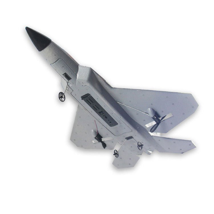 2022 new RC jet aircraft F22 warplane gyroscopic one-touch flight remote control aircraft for beginners