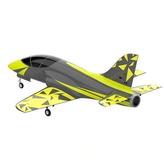 1800mm Jet-powered remote control fixed-wing aircraft KIT PNP TURBINE JETS Turbine Triangular star Colors