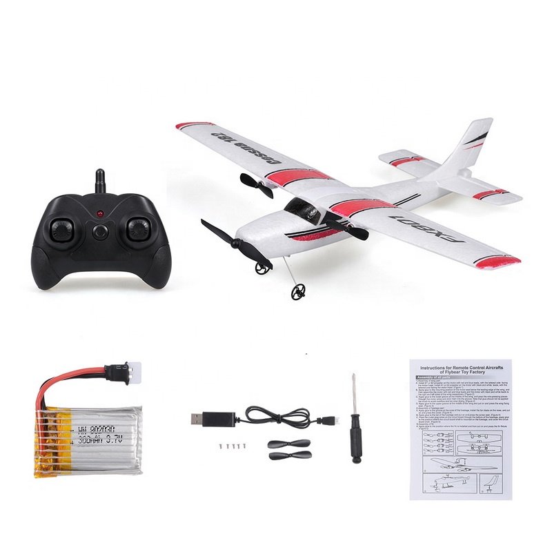 New Design FX801 Airplane Cessna 182 RC Plane 2.4GHz 2CH EPP Craft Remote Control Electric Glider Airplane