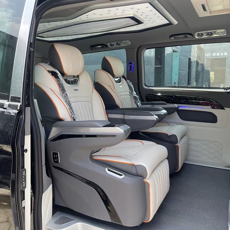 250 V250D Power Rotating V-class Seat Aircraft Auto Seat Luxury Leather One Piece Custom Made Customizable Remote Control