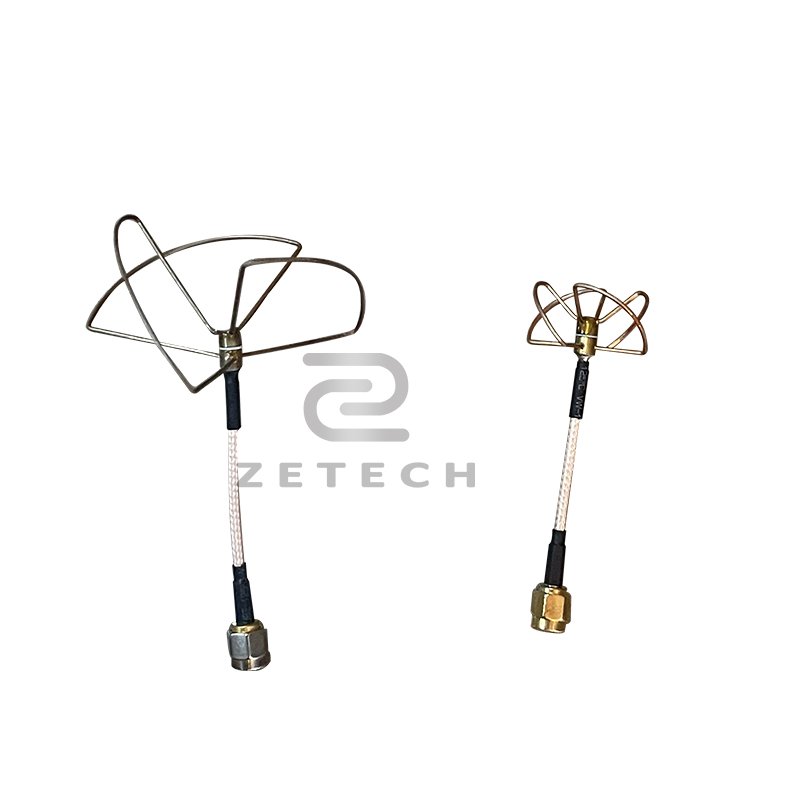 Manufacturer Direct Sales Leaf Aircraft Model Customizable Fpv 2.4-2.5GHz Clover Terminal 2.4G Radiation Antenna
