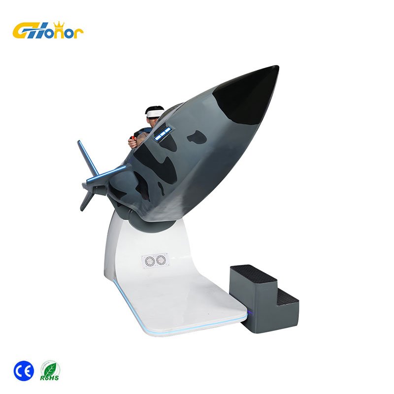 9d Vr Virtual Realty Amusement Equipment Flight Simulator Cockpit 3 Dof Electric System Airplane Simulator