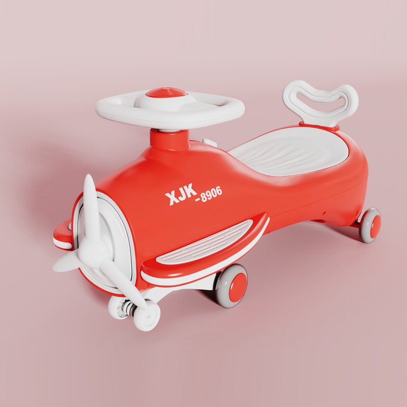 Simulation aircraft Modeling, Enlarged And Thickened Body, Baby Twist Car