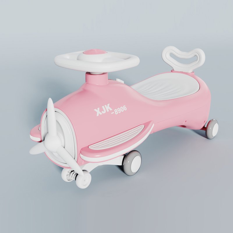 Simulation aircraft Modeling, Enlarged And Thickened Body, Baby Twist Car