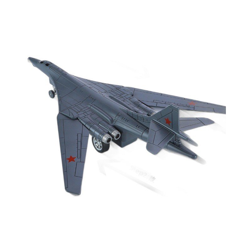 Wholesale Diecast Models Airplanes TU160 Scale 1:42 26.5cm Kids Toys Private Aircraft