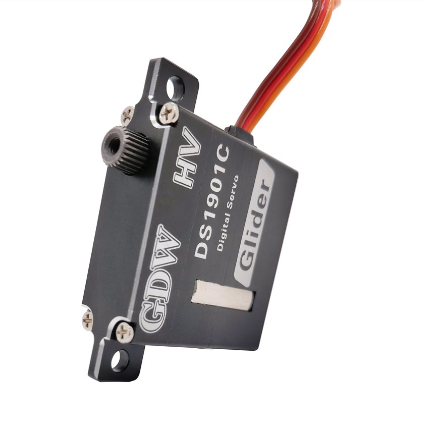 GDW DS1901C 6KG Torsion metal shell steel gear fixed wing glide drone digital steering gear