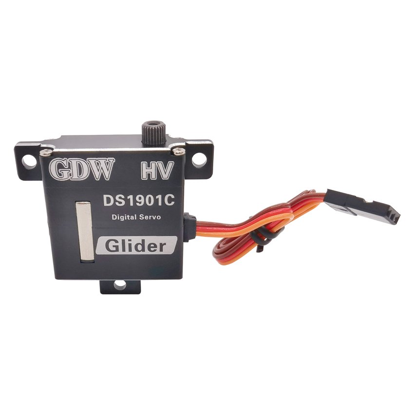 GDW DS1901C 6KG Torsion metal shell steel gear fixed wing glide drone digital steering gear