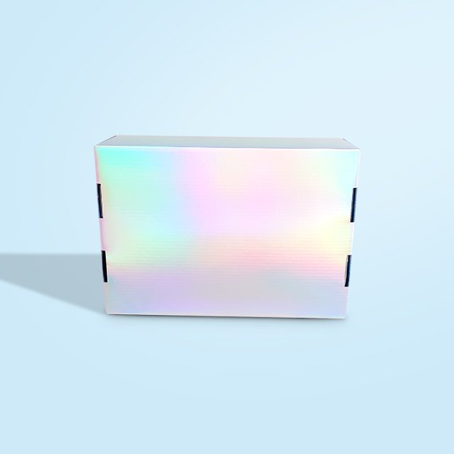 Factory Holographic Colorful Paper Box Cosmetic Custom Logo Gift Mailer Box Printed Corrugated Shipping Packaging Boxes Accept