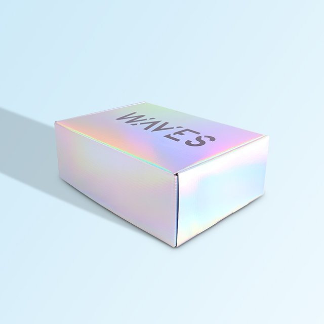 Factory Holographic Colorful Paper Box Cosmetic Custom Logo Gift Mailer Box Printed Corrugated Shipping Packaging Boxes Accept