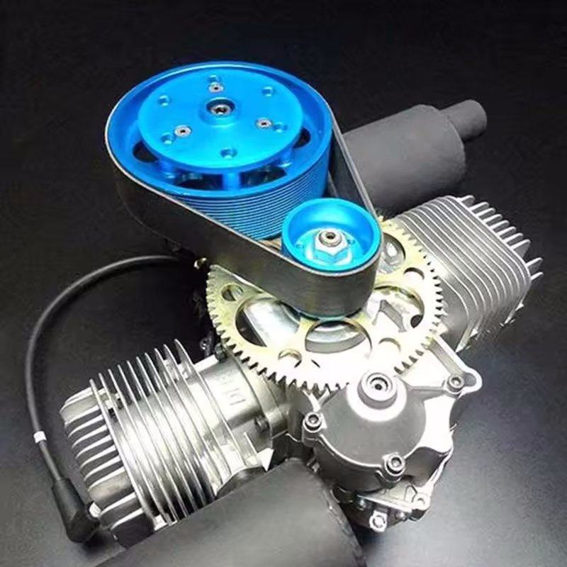 350CC gasoline model aircraft engine UAV heavy fuel engine with starter Model Aircraft Gas gasoline Engine for RC Model Airplane