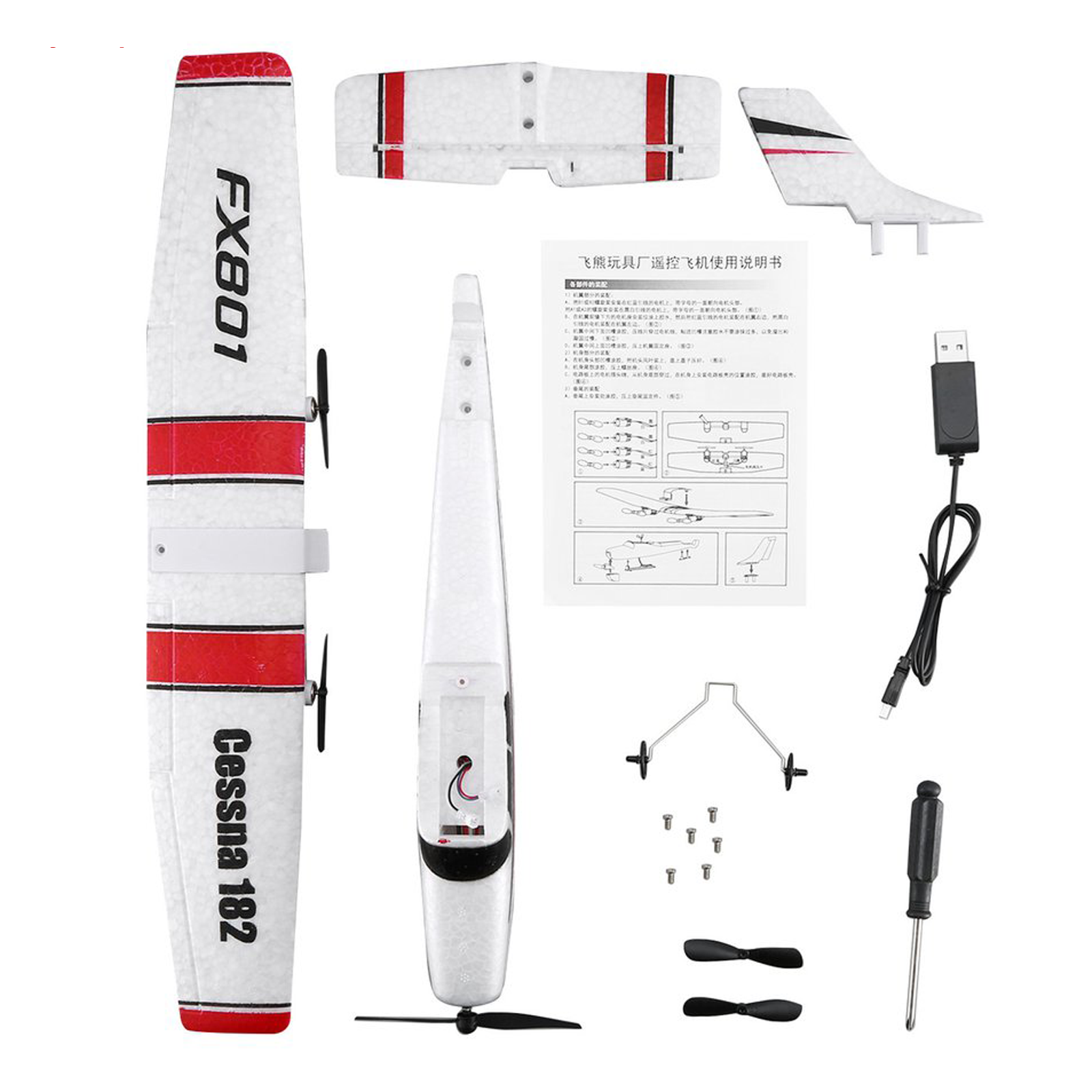 2.4G RC Plane Toy EPP Foam Outdoor RC Glider Remote Control Airplane Fixed Wing Aircraft for kids gift
