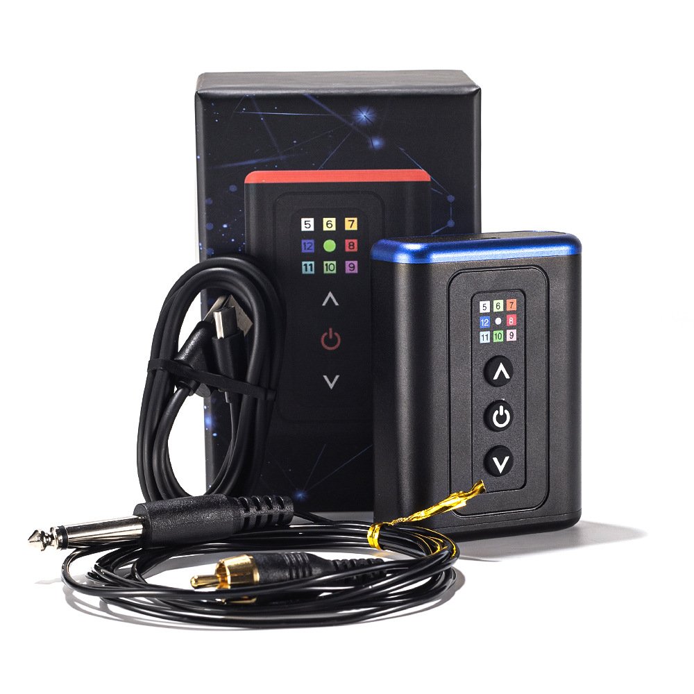4800mah capacity Private label digital wireless tattoo power supply for tattoo machine