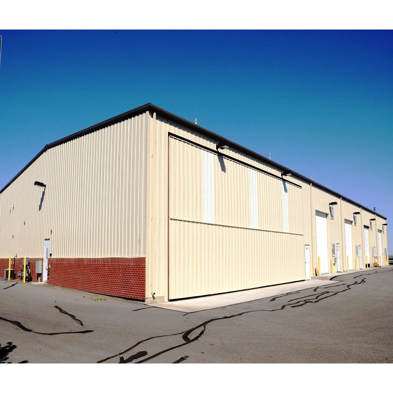 Fire-Resistant Steel Structure Hangar for Private and Commercial Aircraft