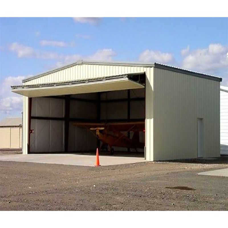 Fire-Resistant Steel Structure Hangar for Private and Commercial Aircraft