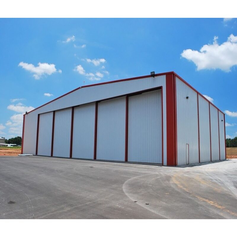 Fire-Resistant Steel Structure Hangar for Private and Commercial Aircraft