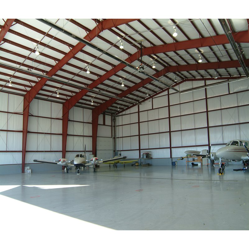 Fire-Resistant Steel Structure Hangar for Private and Commercial Aircraft