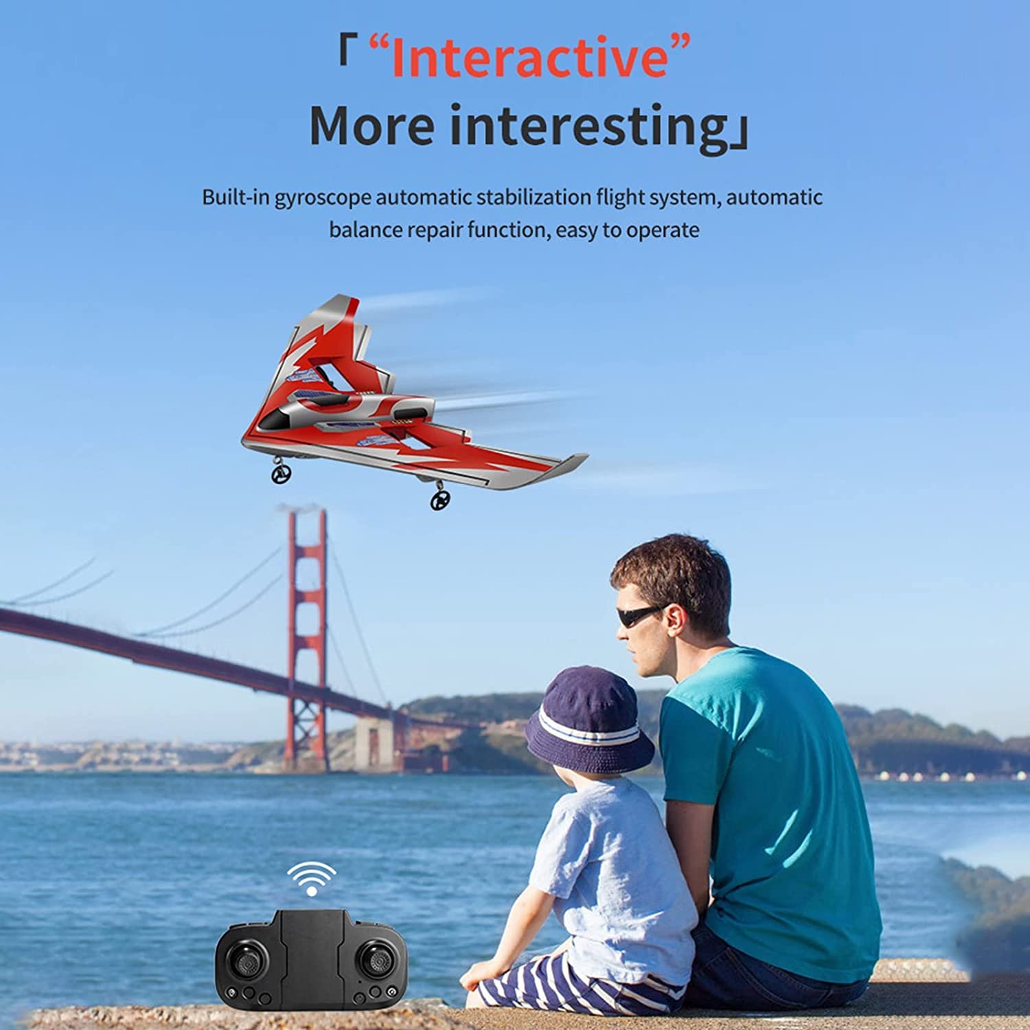Hot Selling Remote Control Bomber Airplane Foam Drone Aircraft Toy Glider Toy Gifts For Kids And Adults