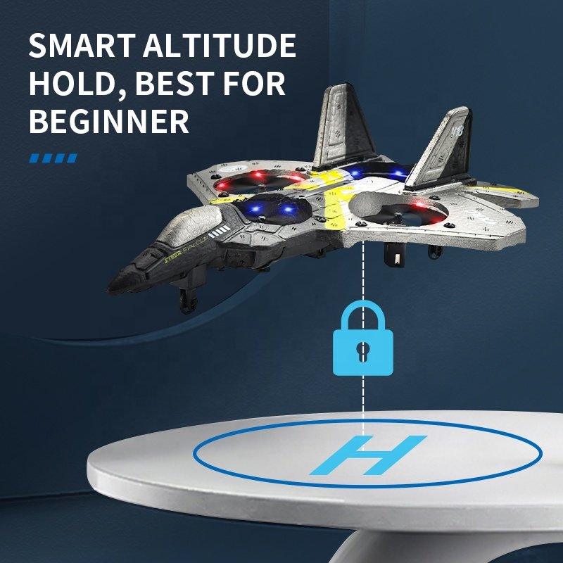 2023 hot sale Customized Logo Hot Remote Control 2.4g Fighter V17 Jet Plane Epp Foam Model Toy RC Airplanes Plane