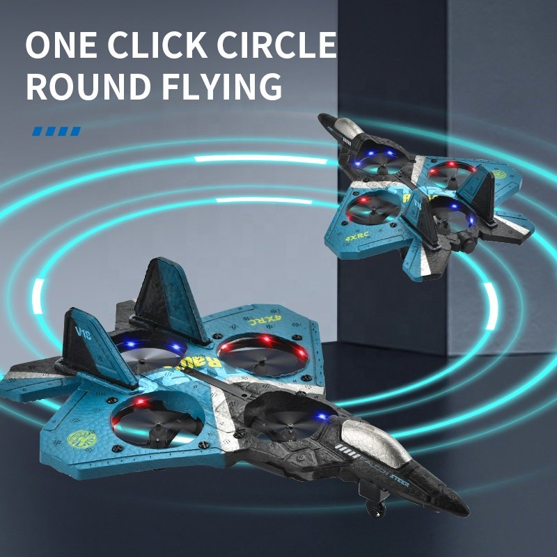 2023 hot sale Customized Logo Hot Remote Control 2.4g Fighter V17 Jet Plane Epp Foam Model Toy RC Airplanes Plane