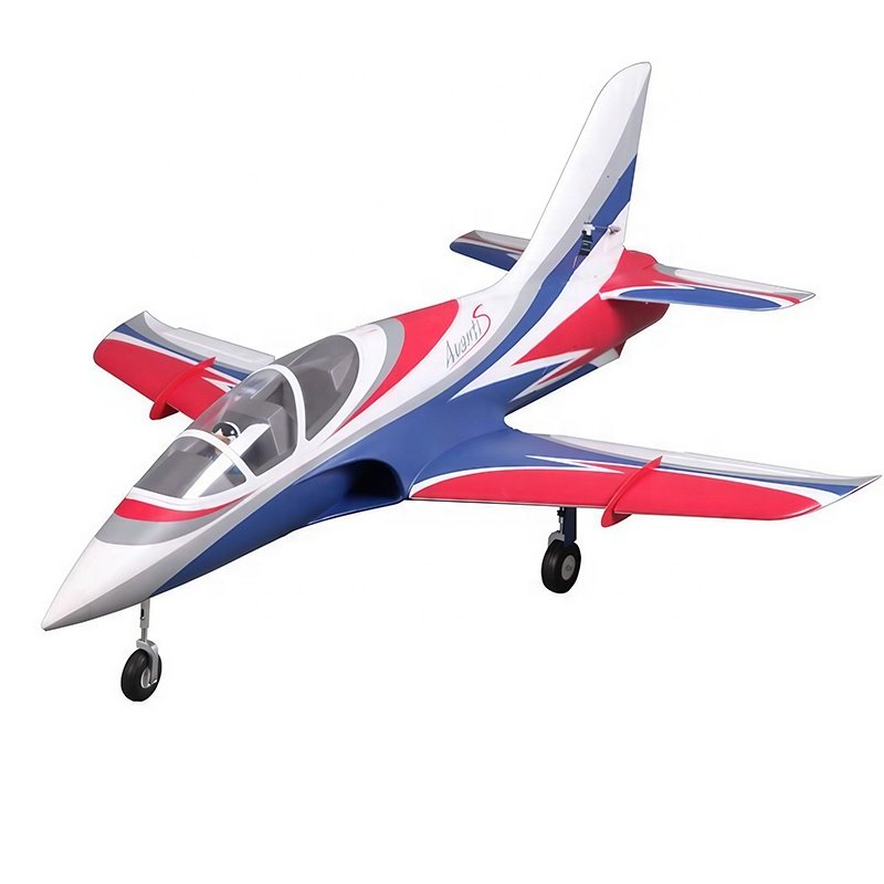 High-Speed FMS Avanti 70mm EDF V3 PNP RC Jet Plane with Hobbywing 80A ESC Metal Servos