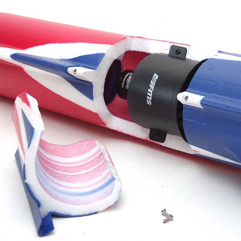 High-Speed FMS Avanti 70mm EDF V3 PNP RC Jet Plane with Hobbywing 80A ESC Metal Servos