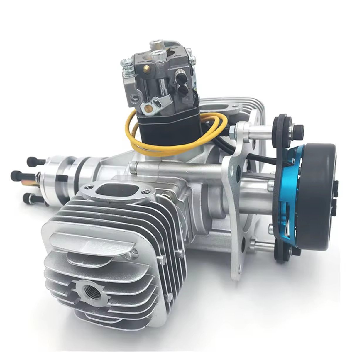 model aircraft unmanned aerial vehicle gasoline engine two-cylinder two-stroke with power generation system