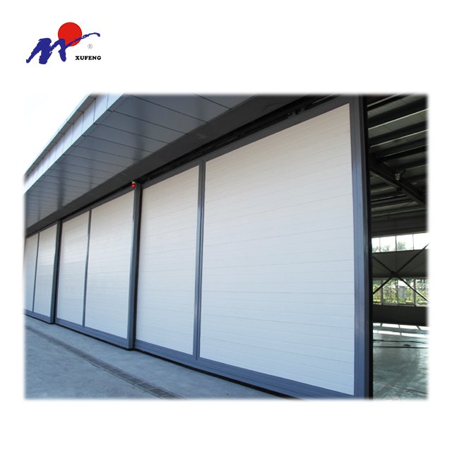 Large Factory Side Revolving Sliding Aircraft Manufacturers Automatic Hangar Sectional Door