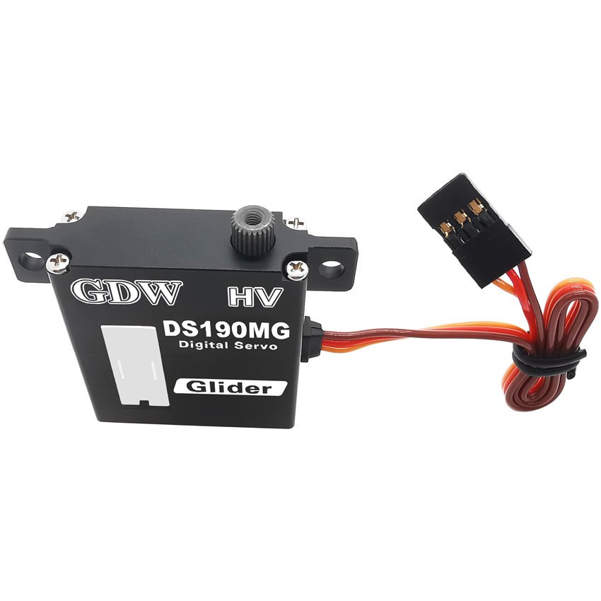 GDW DS190MG 8KG Torsion metal shell steel gear model aircraft fixed wing glider digital steering gear