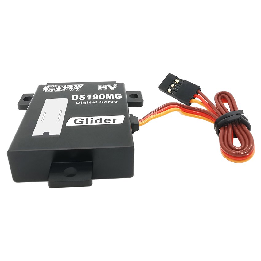 GDW DS190MG 8KG Torsion metal shell steel gear model aircraft fixed wing glider digital steering gear