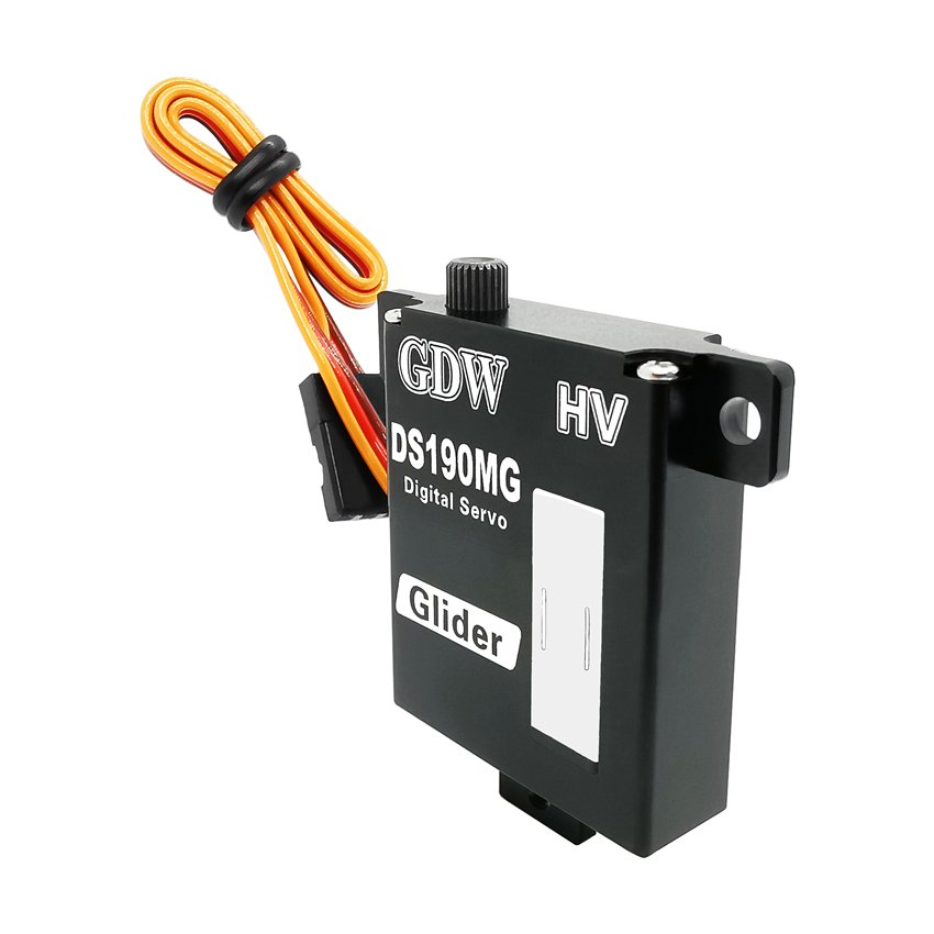 GDW DS190MG 8KG Torsion metal shell steel gear model aircraft fixed wing glider digital steering gear