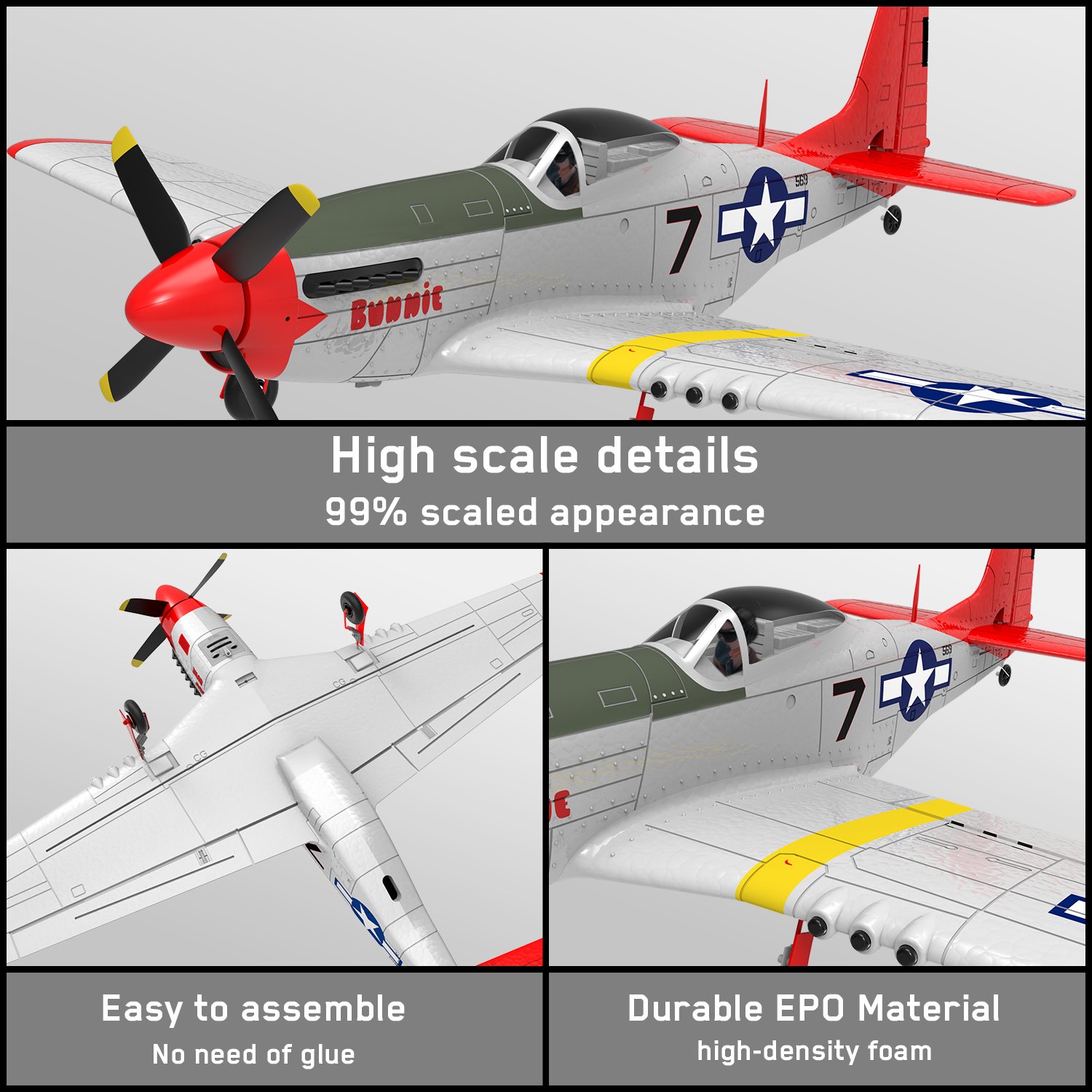 Rc Mini Plane 2-ch 400mm Ready To Go 2.4ghz 2-ch Rc Airplane Model Toys For Kids & Adults