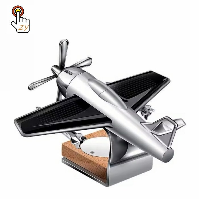 Car accessories Solar Rotating Airplane Essential Oil Ornament Diffuser Air Outlet Vent fragrances car Perfume Bottle