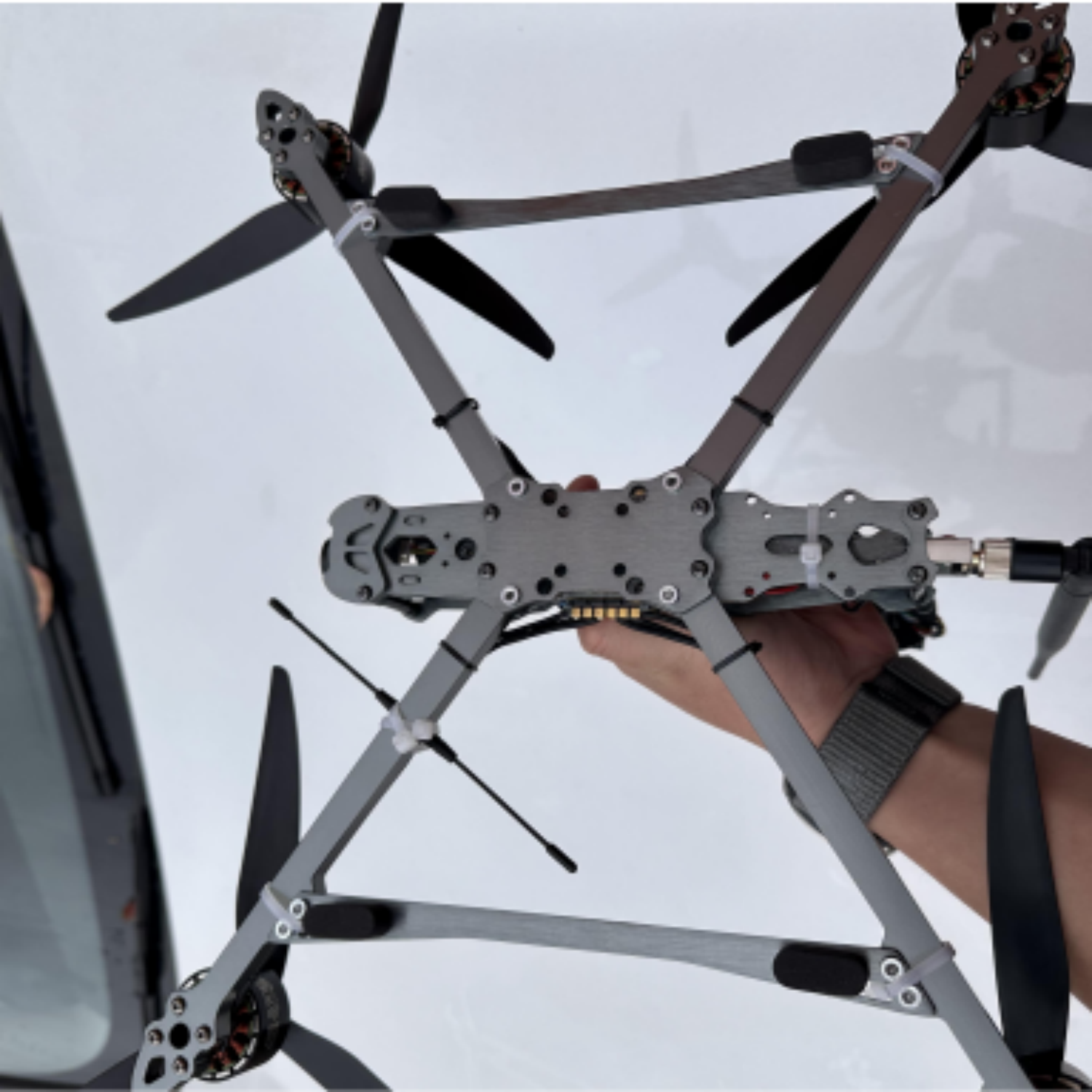 JinTeng Factory 10-Inch Commercial FPV Drone 3Kg Load Capacity All Aluminum Alloy 3115 690 KV ANT Camera Long Range Remote